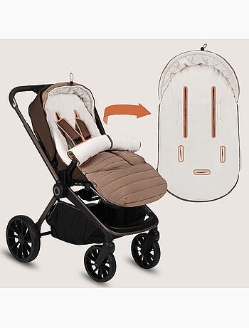 Saco térmico para carrinho de bebé LIONELO Oli – Universal – Impermeável – +5 a –20 °C – Filtro UV