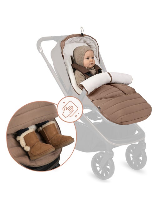 Saco térmico para carrinho de bebé LIONELO Oli – Universal – Impermeável – +5 a –20 °C – Filtro UV - Kiabi Saco térmico para carrinho de bebé LIONELO Oli – Universal – Impermeável – +5 a –20 °C – Filtro UV - Kiabi