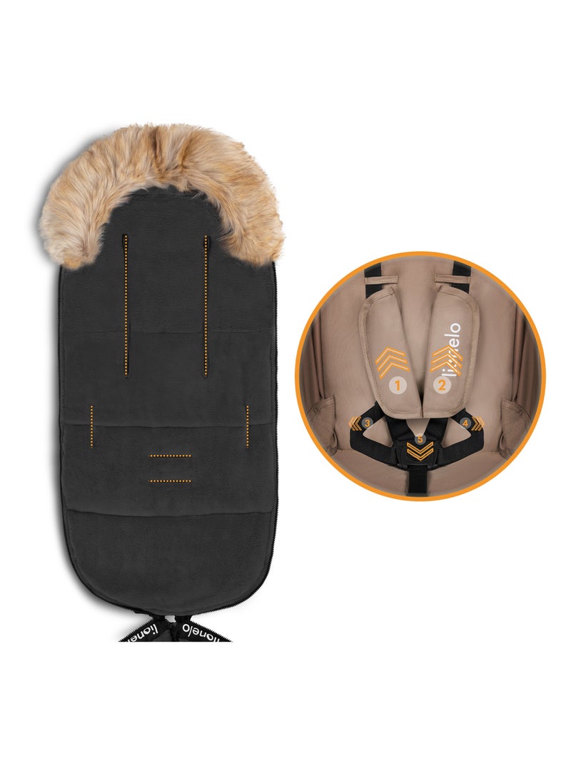 Saco térmico para carrinho LIONELO Frode - Universal - Pelito amovível - Impermeável Cinza - Kiabi