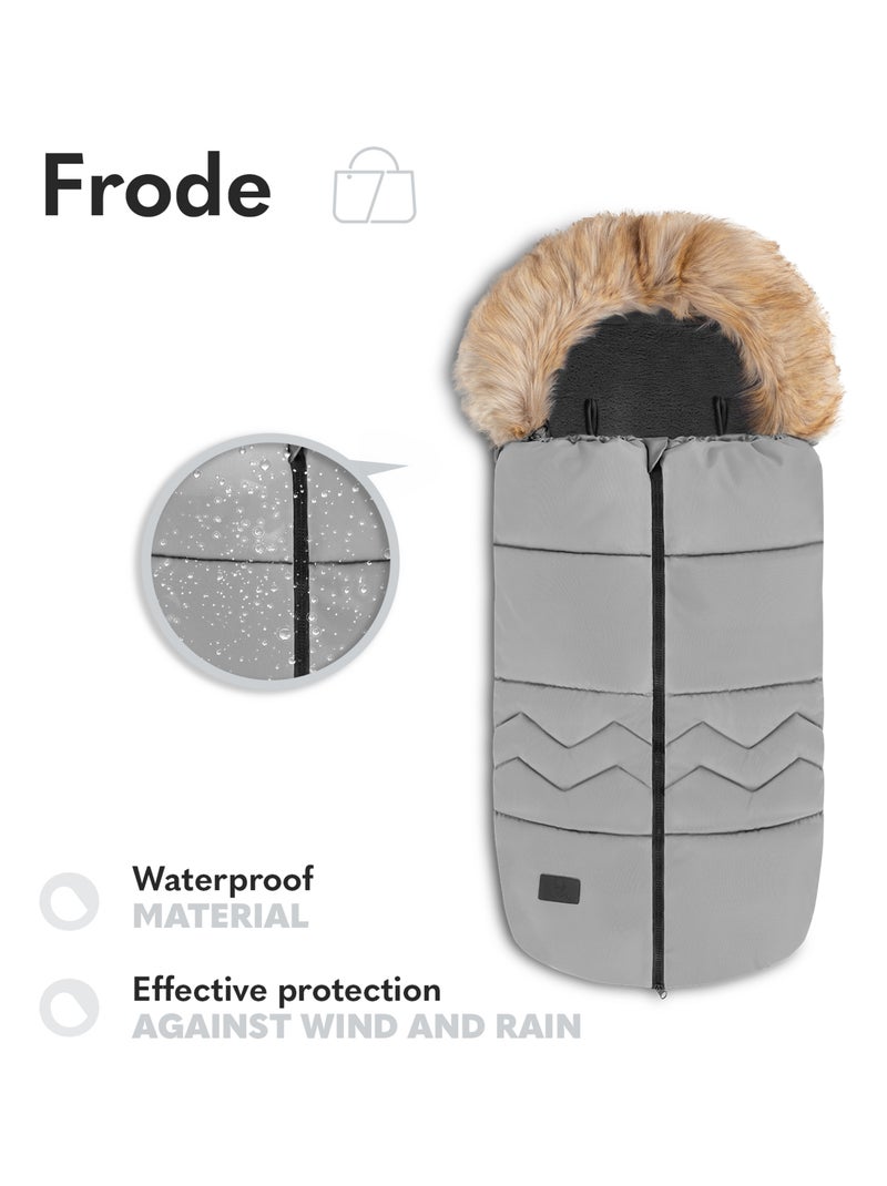 Saco térmico para carrinho LIONELO Frode - Universal - Pelito amovível - Impermeável Cinza - Kiabi