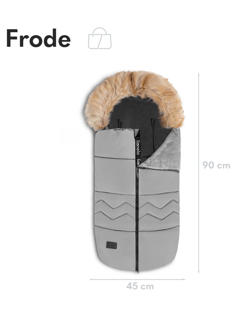 Saco térmico para carrinho LIONELO Frode - Universal - Pelito amovível - Impermeável Cinza - Kiabi