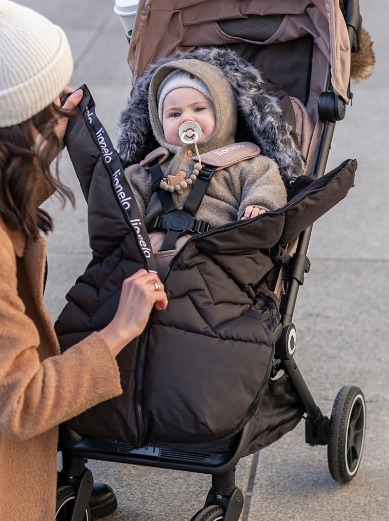 Saco térmico para carrinho LIONELO Frode - Universal - Pelito amovível - Impermeável Preto - Kiabi