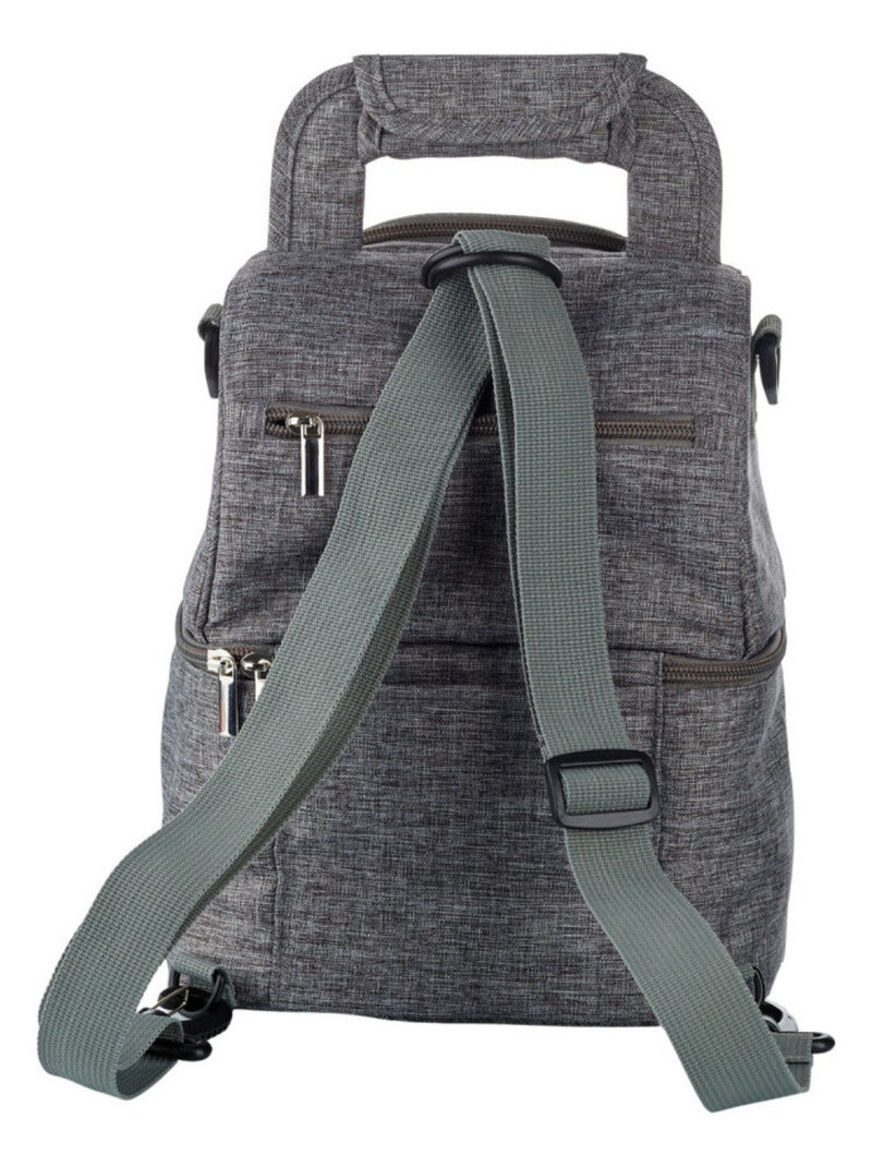 Saco térmico para refeições 4,5 l thermobaby com 2 compartimentos Cinza - Kiabi