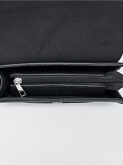 Saco texturado com aba - Kiabi