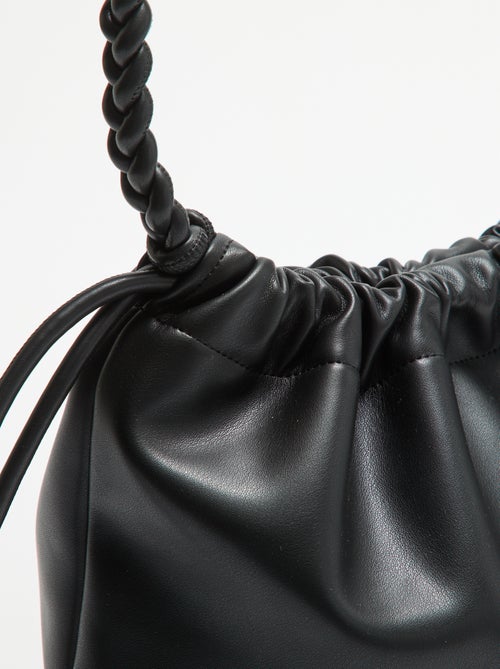 Saco tipo bolsa em imitação de pele - Kiabi