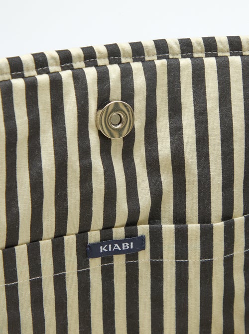 Saco tote acolchoado com padrão de leopardo - Kiabi