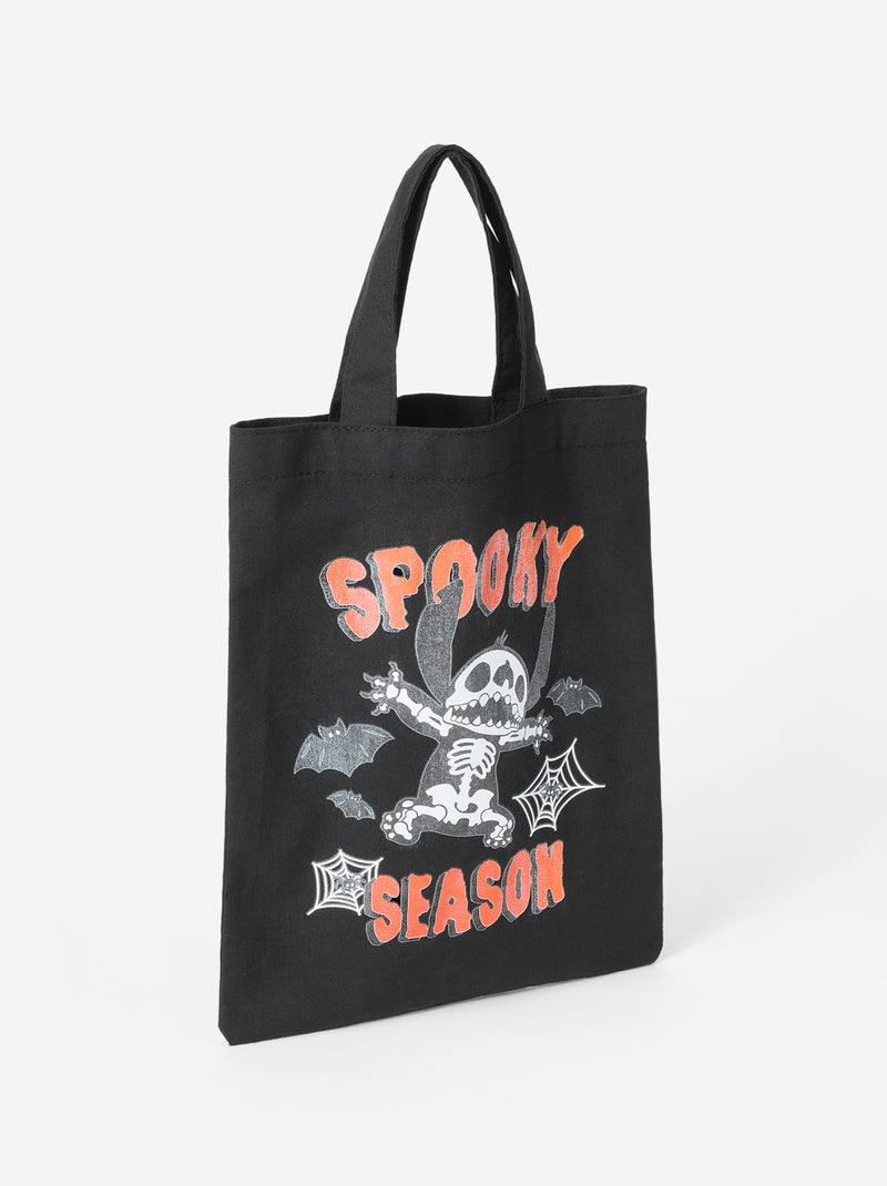 Saco tote / Saco para doces para o Halloween 'Stitch' 'Disney' Preto - Kiabi