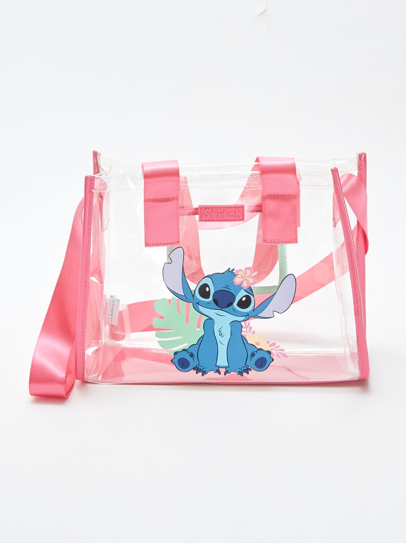 Saco transparente 'Stitch' 'Disney' ROSA - Kiabi