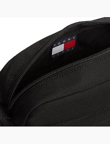 Sacoche tiracolo tommy hilfiger ess daily para homem em preto