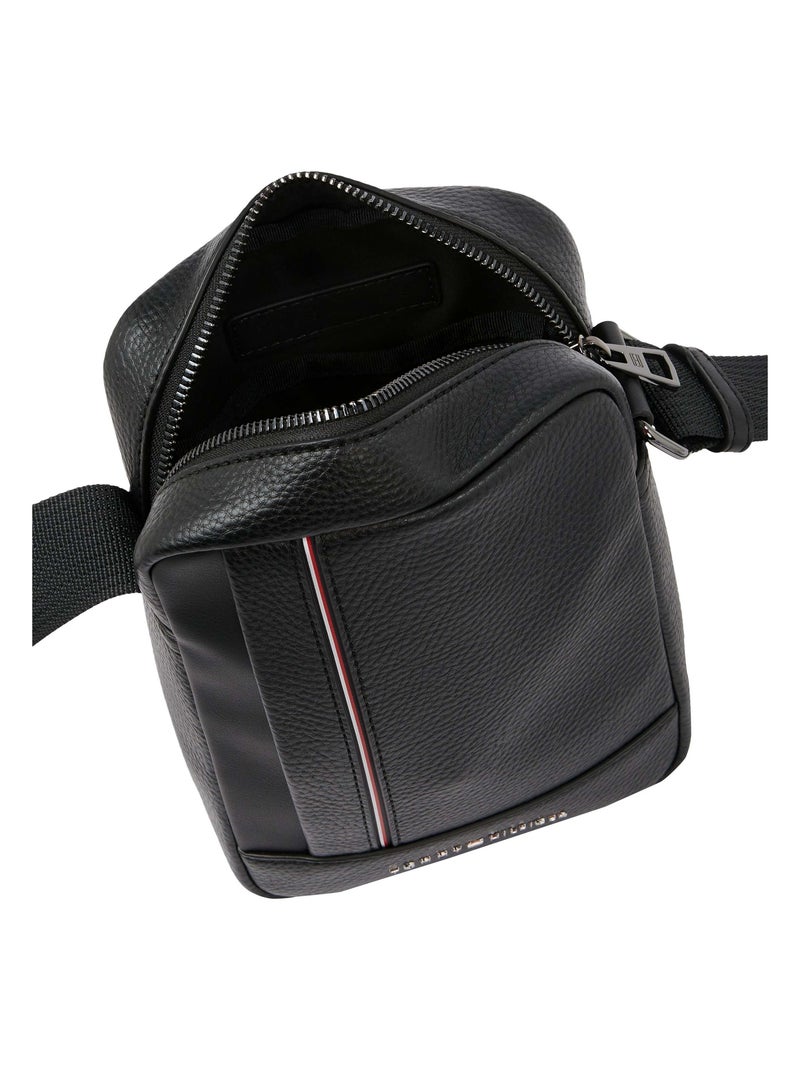 Sacoche Tommy Hilfiger Central Mini para Homem em Preto Preto - Kiabi