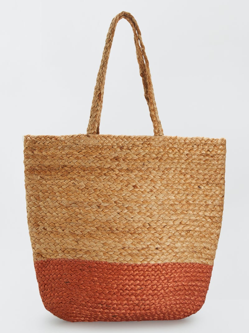 Sacola bicolor LARANJA - Kiabi