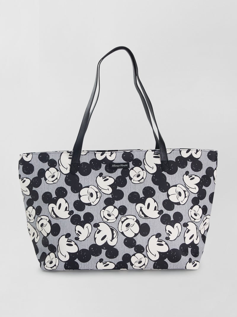 Sacola com estampado 'Mickey' Cinza - Kiabi