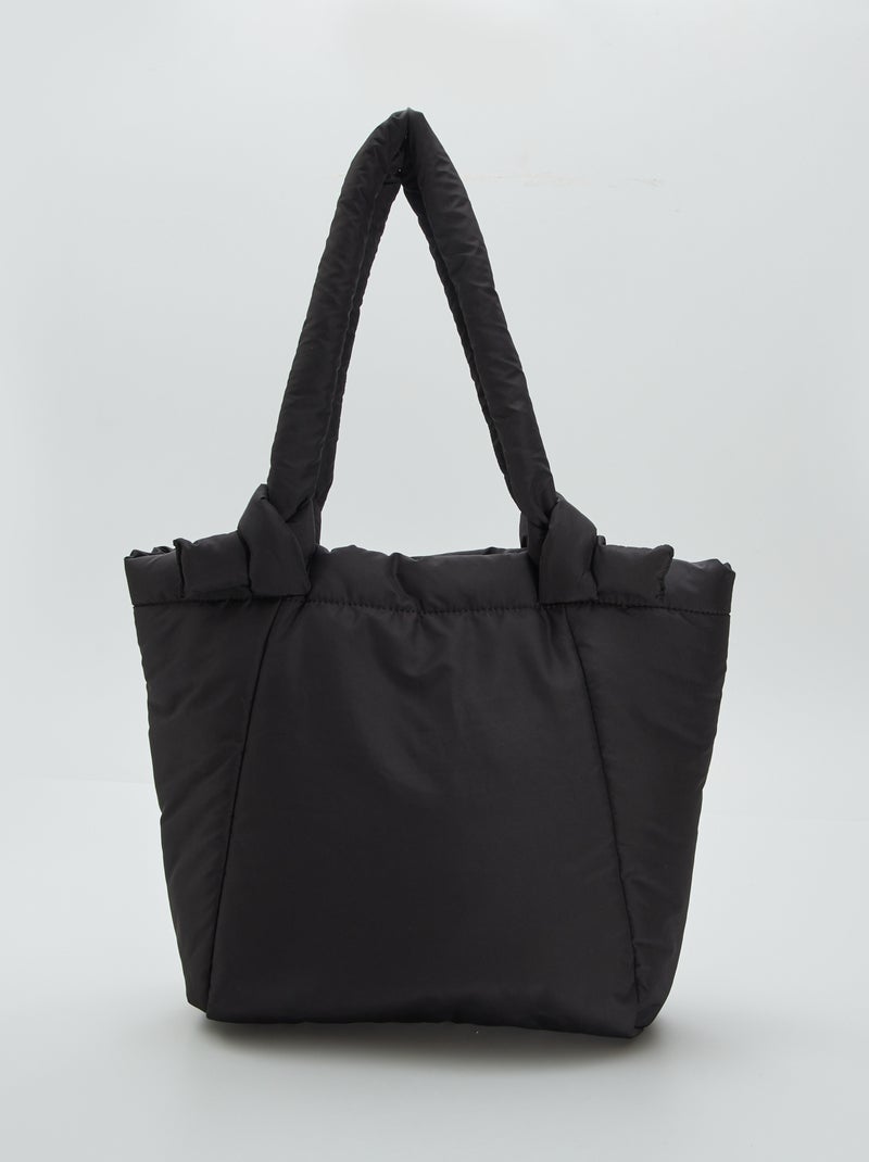 Sacola em nylon PRETO - Kiabi