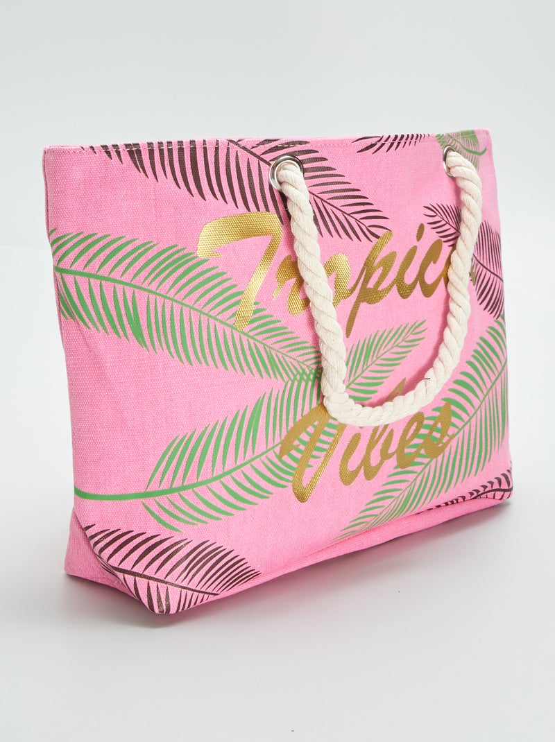 Sacola 'Tropical Vibes' ROSA - Kiabi