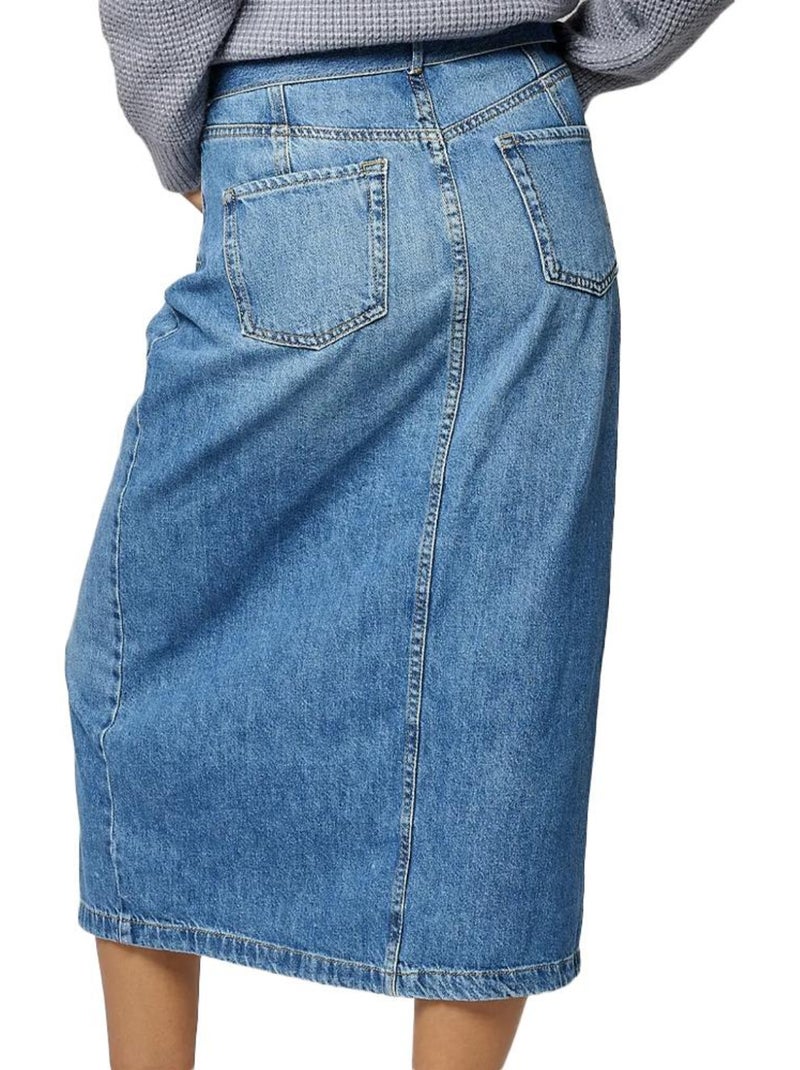 Saia Azul Kaporal BERTIE para Mulher Azul-jeans - Kiabi