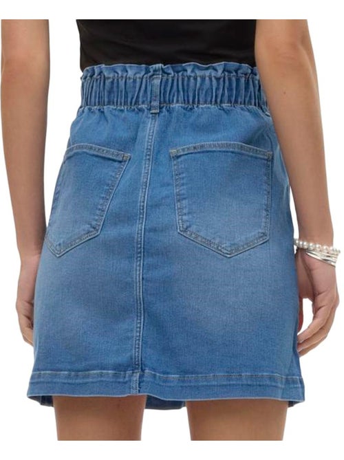 Saia Azul Vero Moda Alma para Mulher - Kiabi Saia Azul Vero Moda Alma para Mulher - Kiabi