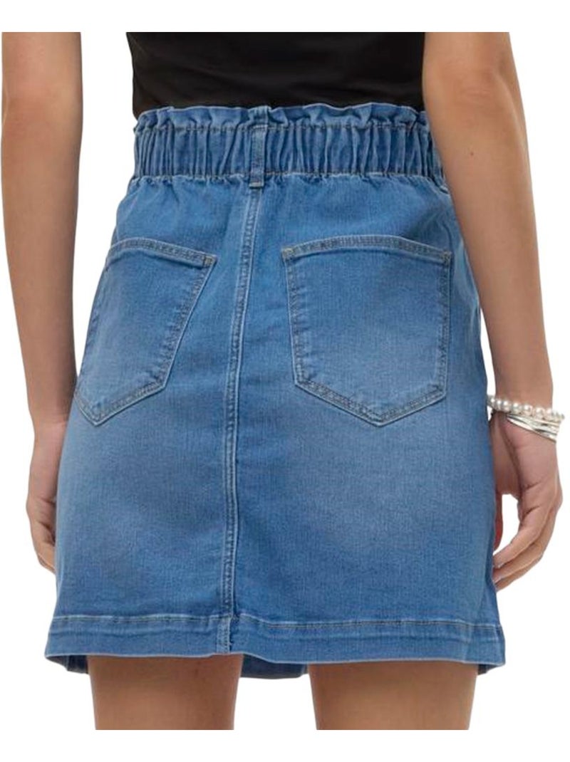 Saia Azul Vero Moda Alma para Mulher Azul - Kiabi