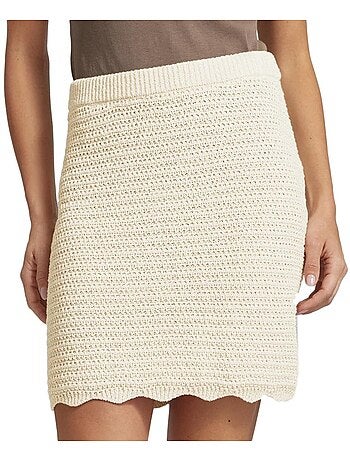 Saia Bege Vero Moda Borabora para Mulher
