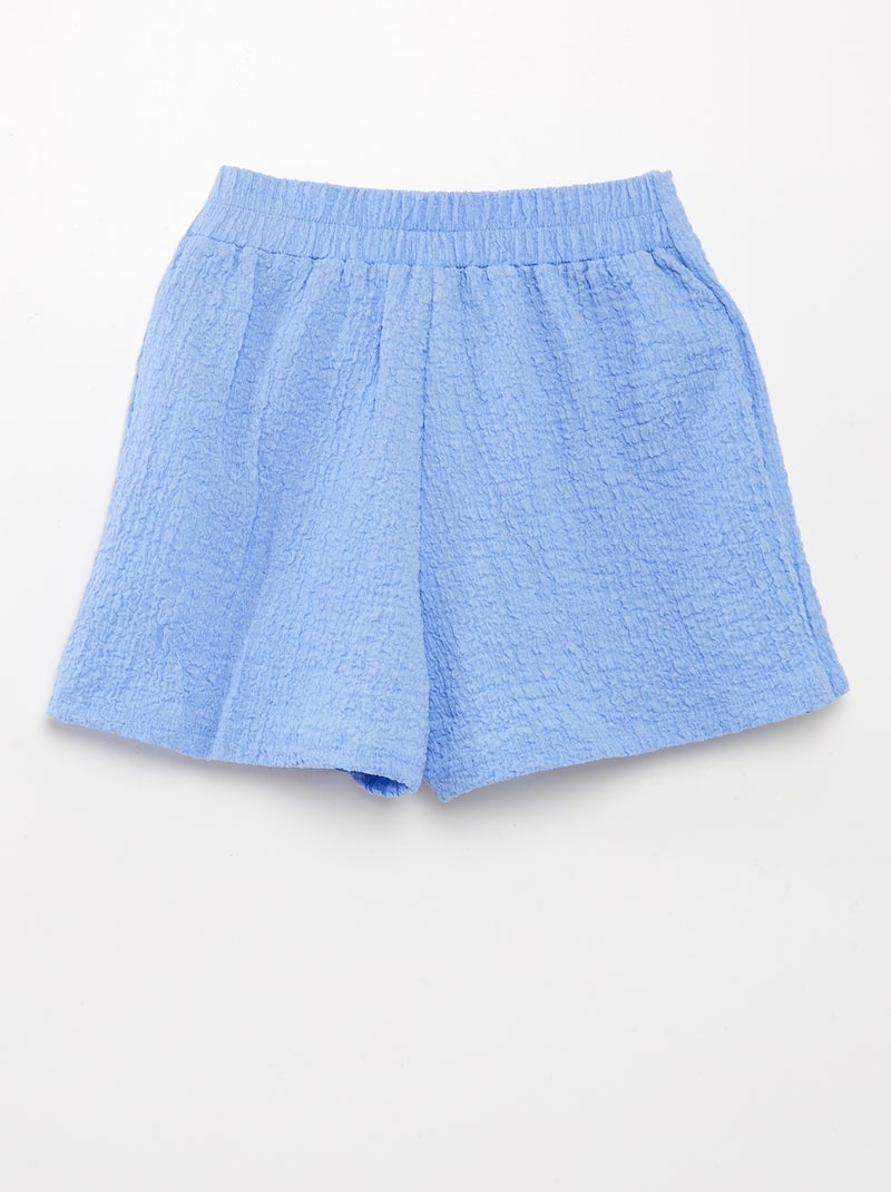 Saia-calça curta AZUL - Kiabi