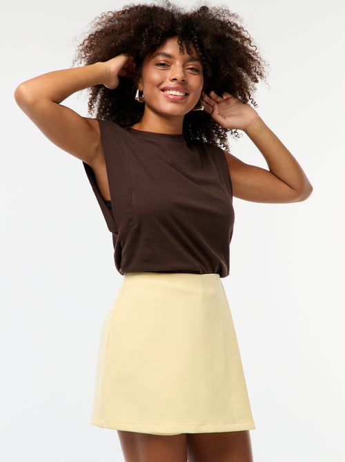 Saia-calça lisa - Kiabi