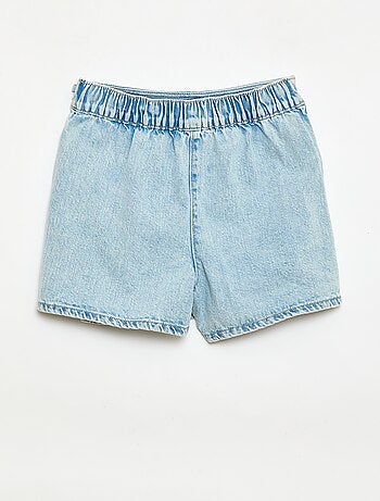 Saia-calção com bordados por toda a peça