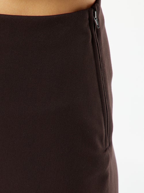 Saia-calção com cintura subida - Kiabi