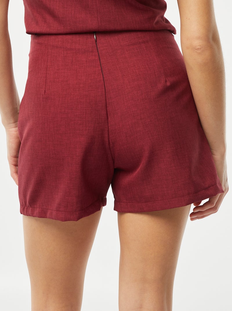 Saia-calção curta lisa VERMELHO - Kiabi