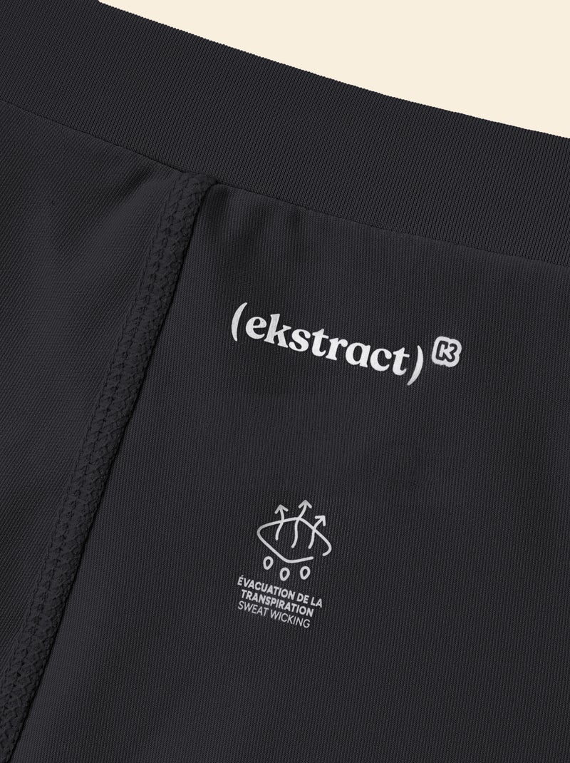 Saia calção de desporto - (ekstract) Preto - Kiabi