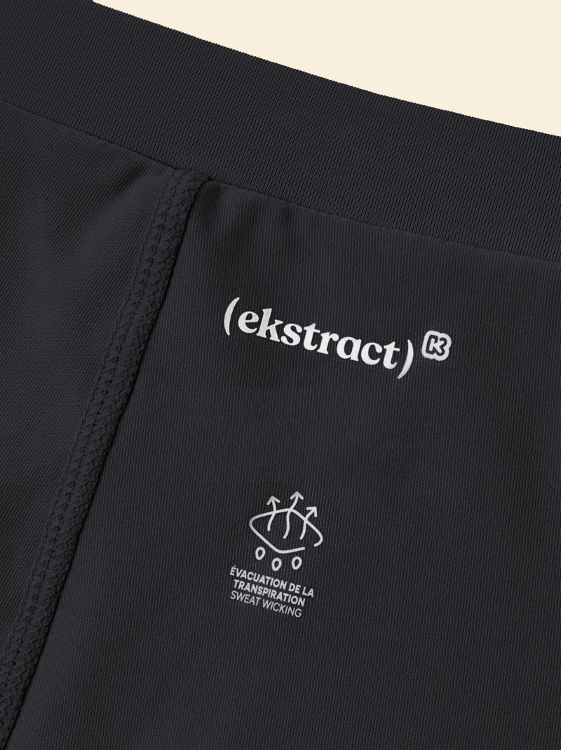 Saia calção de desporto - (ekstract) Preto - Kiabi