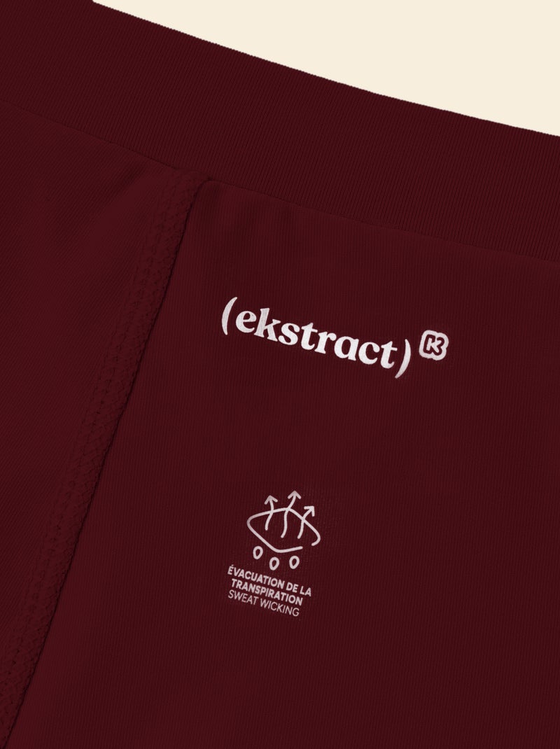 Saia calção de desporto - (ekstract) Vermelho - Kiabi