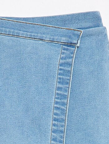 Saia-calção de ganga