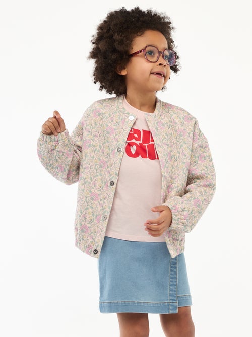 Saia-calção de ganga - Kiabi