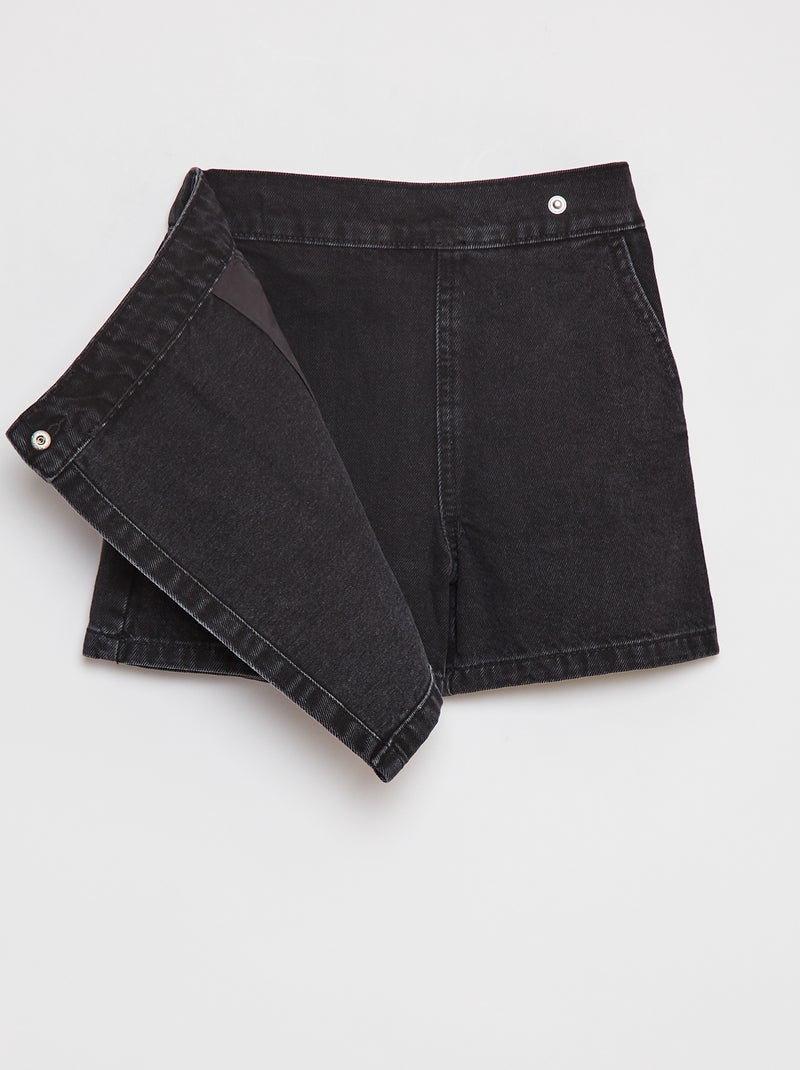 Saia-calção de ganga CINZA - Kiabi