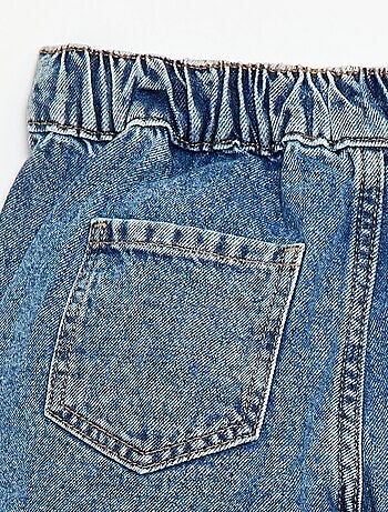 Saia-calção em ganga