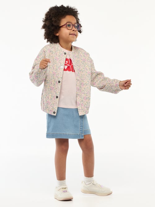 Saia-calção em ganga - Kiabi