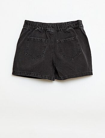 Saia-calção em ganga