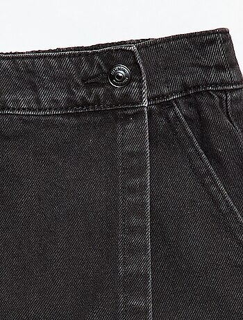 Saia-calção em ganga