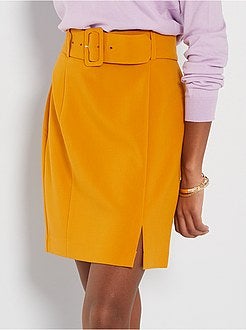 Saia com cinto - Kiabi