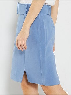 Saia com cinto - Kiabi