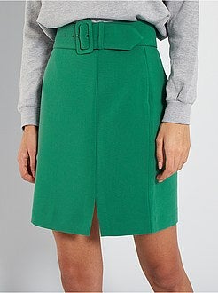 Saia com cinto - Kiabi