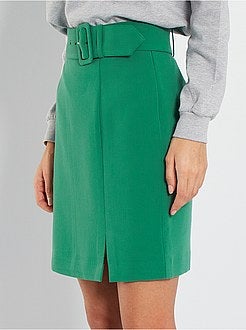 Saia com cinto - Kiabi