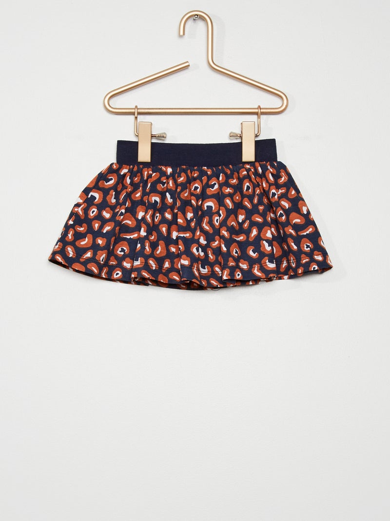 Saia com estampado 'leopardo" BEGE - Kiabi