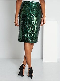 Saia com lantejoulas - Kiabi