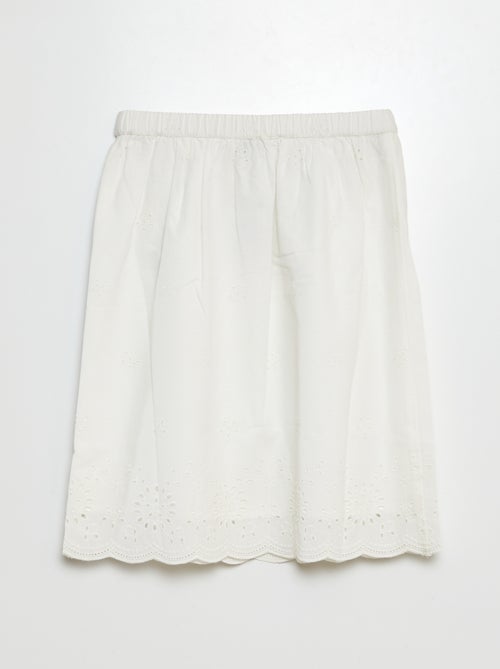 Saia com motivos de renda - Kiabi