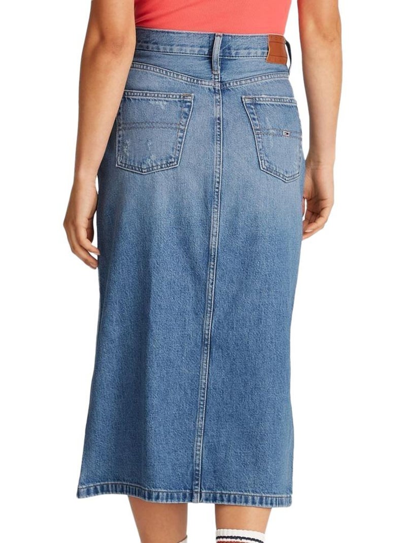Saia Comprida Azul Tommy Hilfiger Claire para Mulher Azul - Kiabi