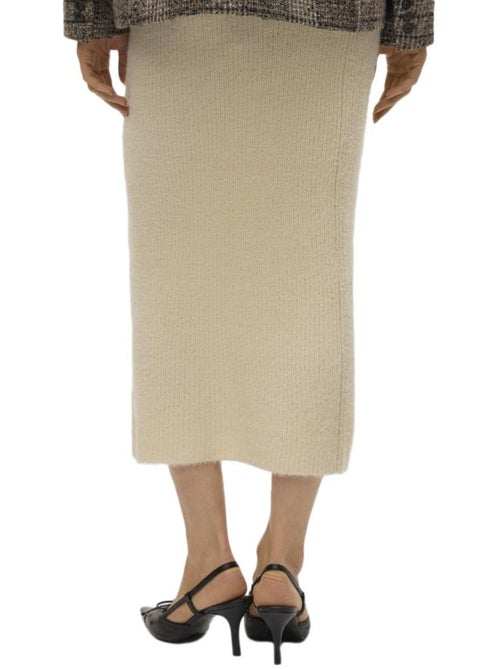 Saia Comprida Bege Vero Moda para Mulher - Kiabi Saia Comprida Bege Vero Moda para Mulher - Kiabi