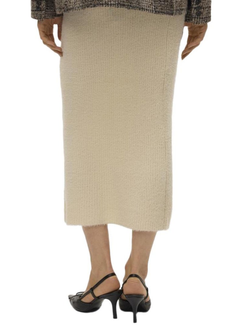 Saia Comprida Bege Vero Moda para Mulher Bege - Kiabi