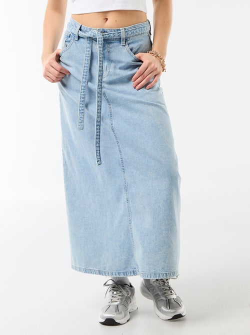 Saia comprida de ganga - Kiabi