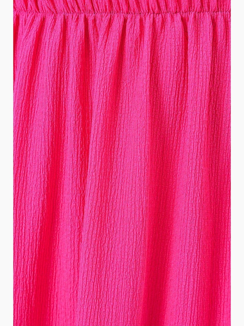 Saia comprida de malha bdart Rosa-fluo/Solinotes - Kiabi