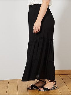 Saia comprida em degrau - Kiabi